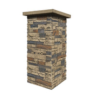 DURANGO SQUARE COLUMN WRAP- MULTI COLOR