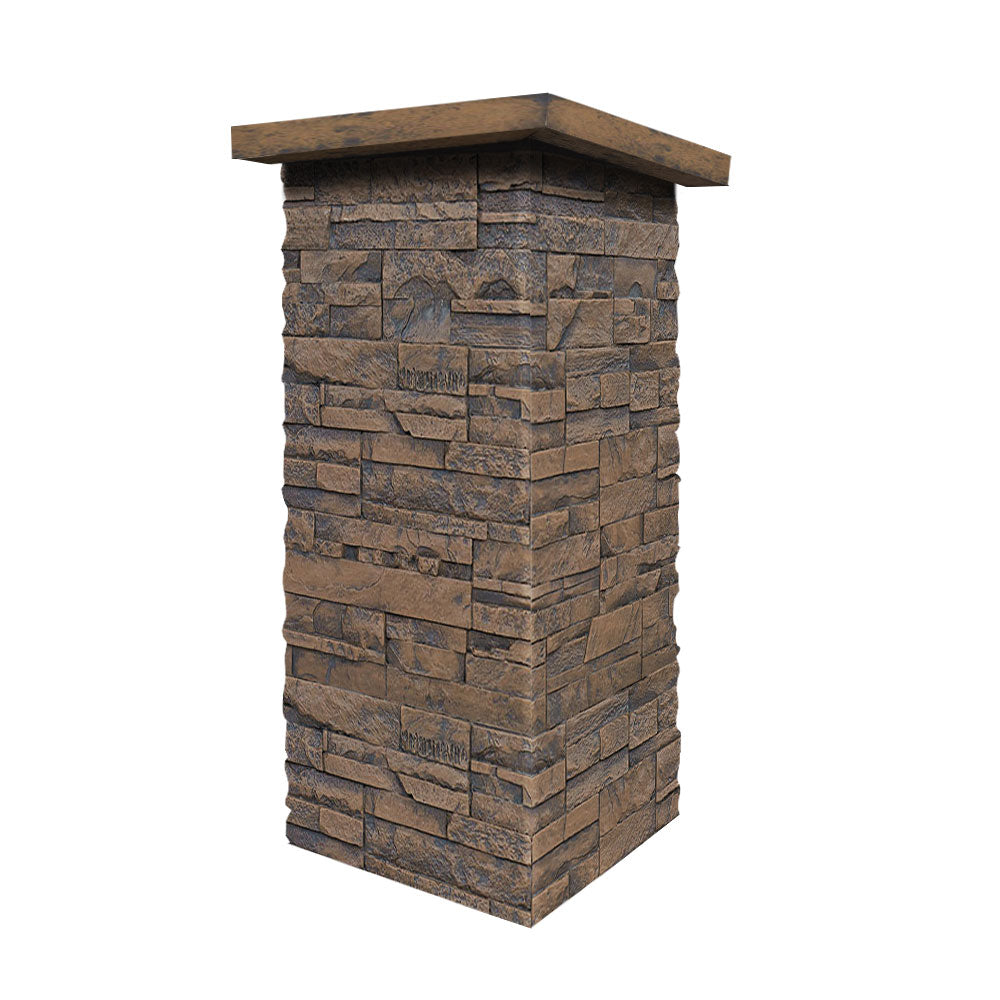DURANGO SQUARE COLUMN WRAP- SOLID COLOR