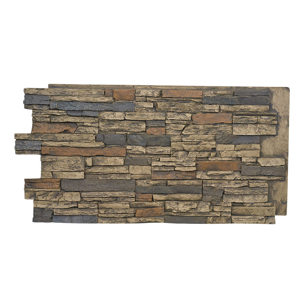 ALPINE FAUX DEEP STACKED STONE- 24"H x 48"W
