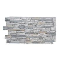 ALPINE FAUX DEEP STACKED STONE- 24"H x 48"W