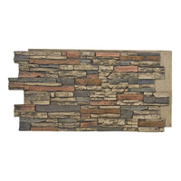 ALPINE FAUX DEEP STACKED STONE- 24"H x 48"W