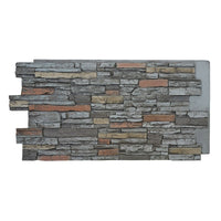 ALPINE FAUX DEEP STACKED STONE- 24"H x 48"W