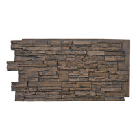 ALPINE FAUX DEEP STACKED STONE- 24"H x 48"W
