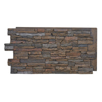ALPINE FAUX DEEP STACKED STONE- 24"H x 48"W
