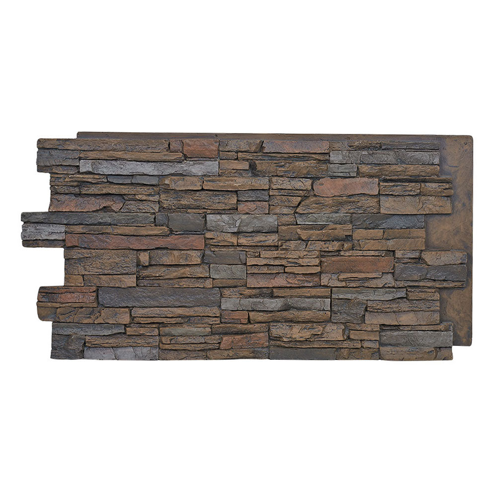 ALPINE FAUX DEEP STACKED STONE- 24"H x 48"W