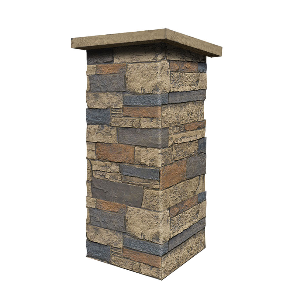 BRIGHTON SQUARE COLUMN WRAP- MULTI COLOR