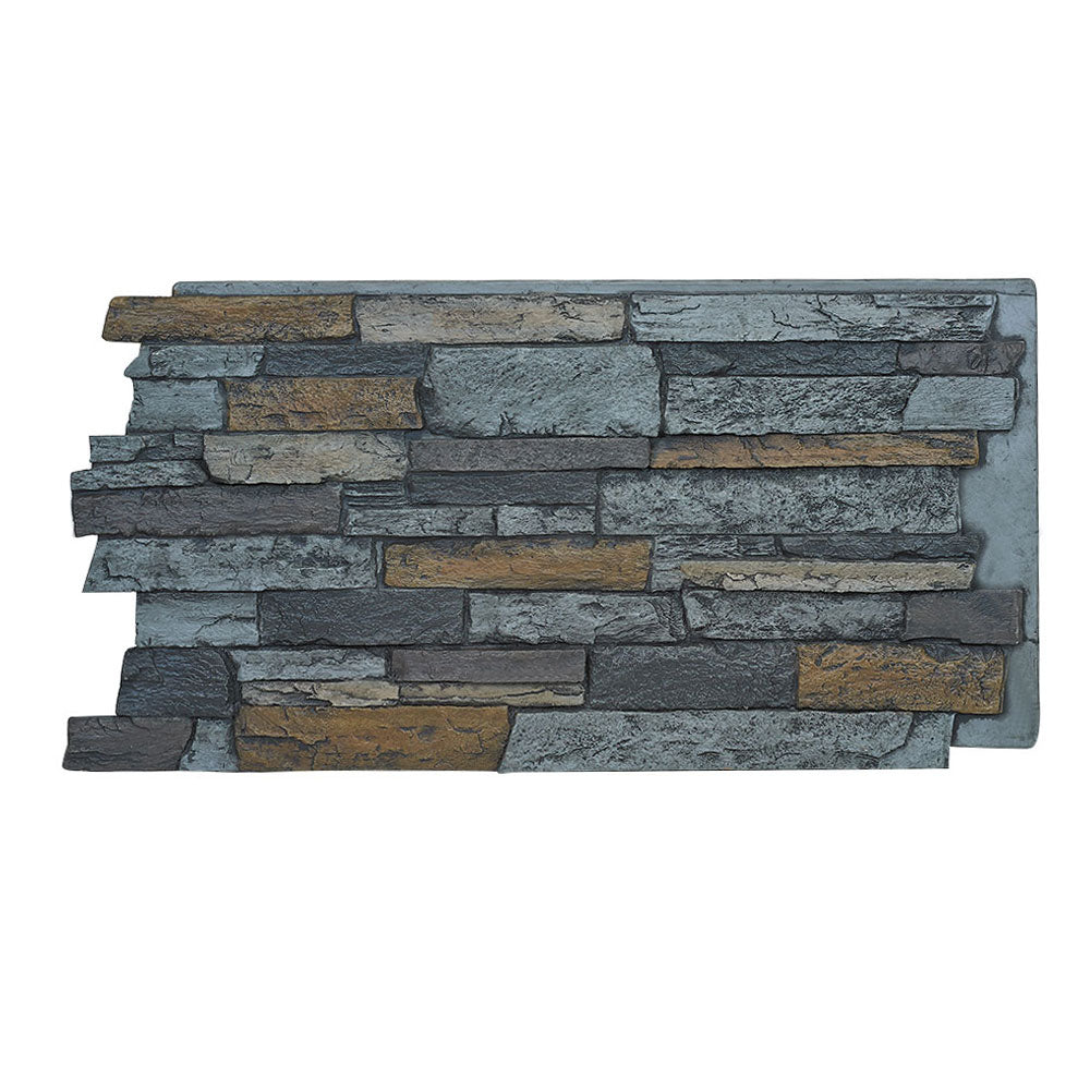 BRIGHTON WIDE STACKED STONE- 24"H x 48"W