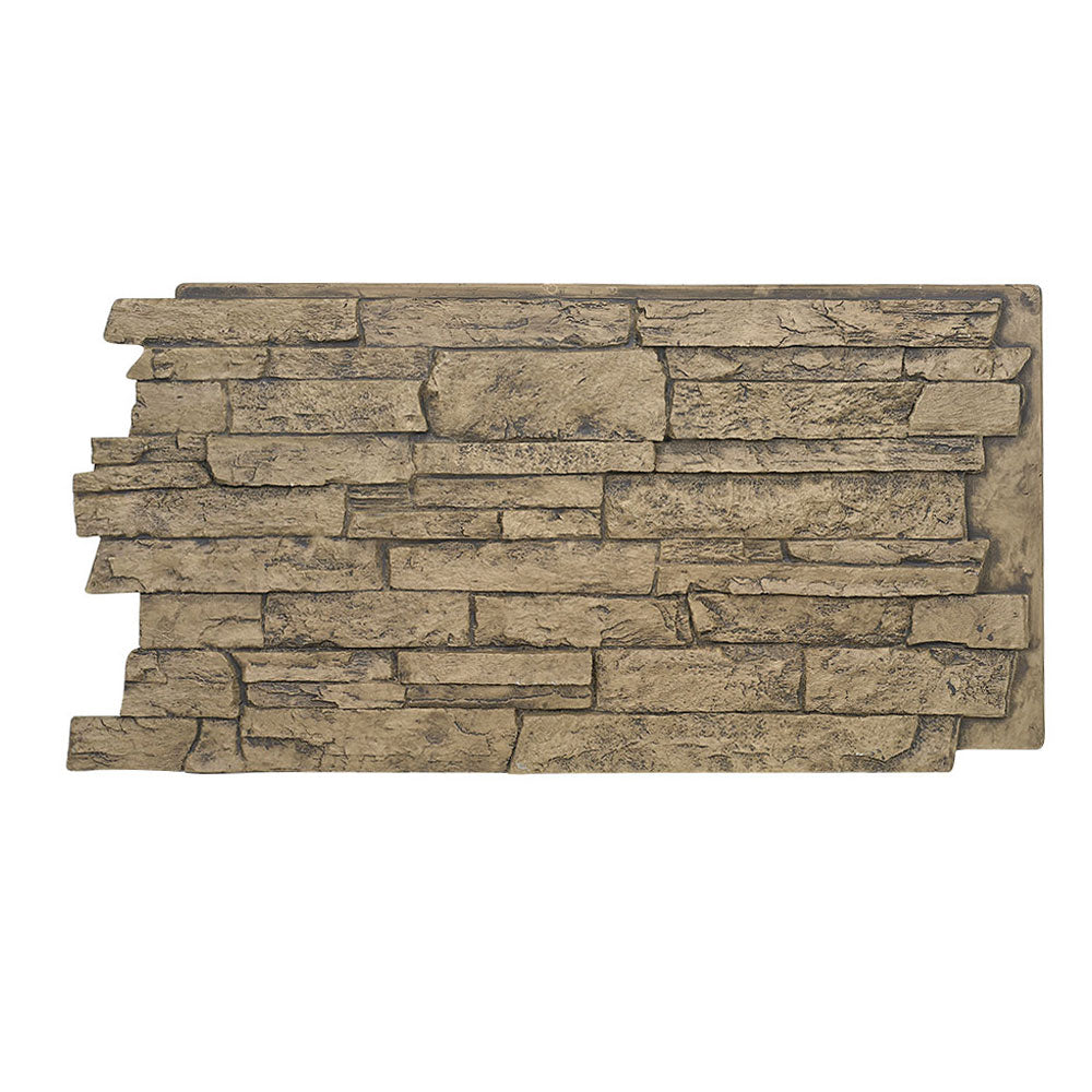 BRIGHTON WIDE STACKED STONE- 24"H x 48"W