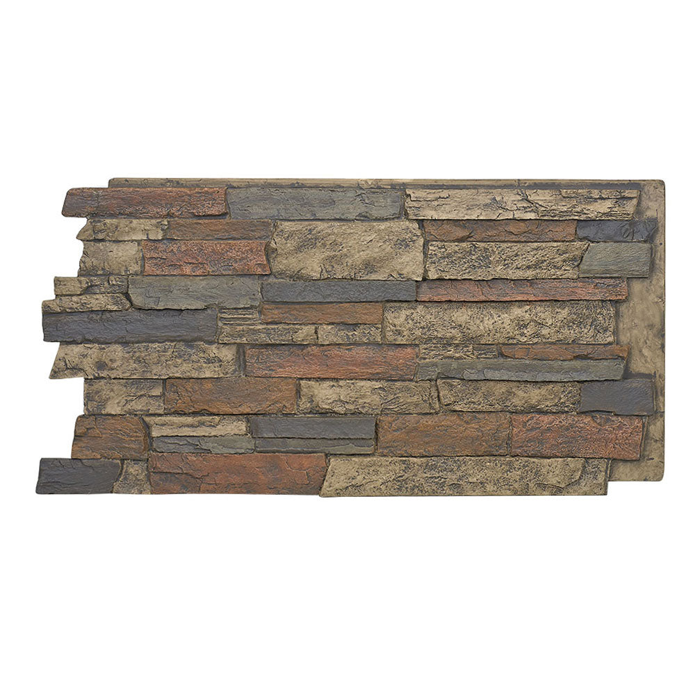 BRIGHTON WIDE STACKED STONE- 24"H x 48"W