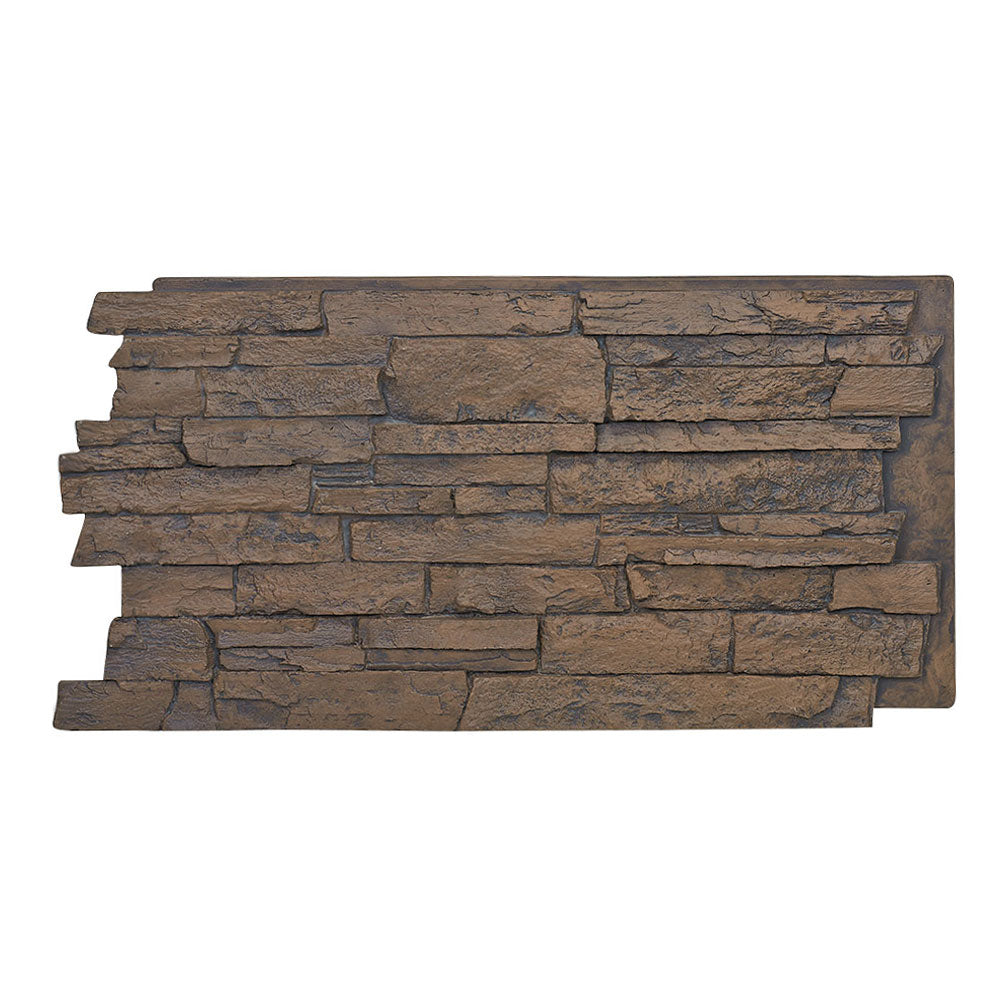 BRIGHTON WIDE STACKED STONE- 24"H x 48"W