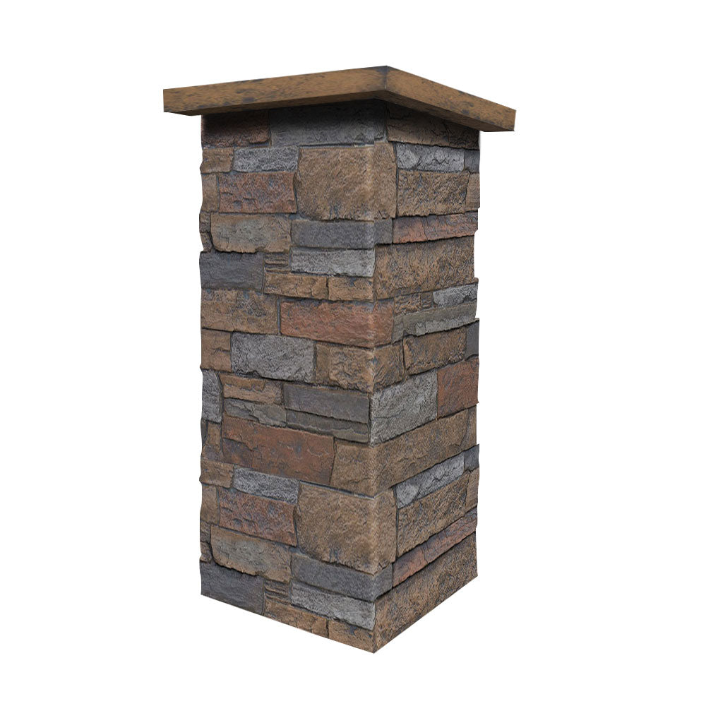 BRIGHTON SQUARE COLUMN WRAP- MULTI COLOR