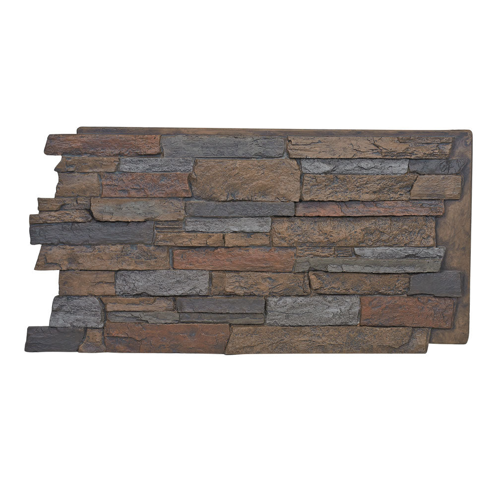 BRIGHTON WIDE STACKED STONE- 24"H x 48"W