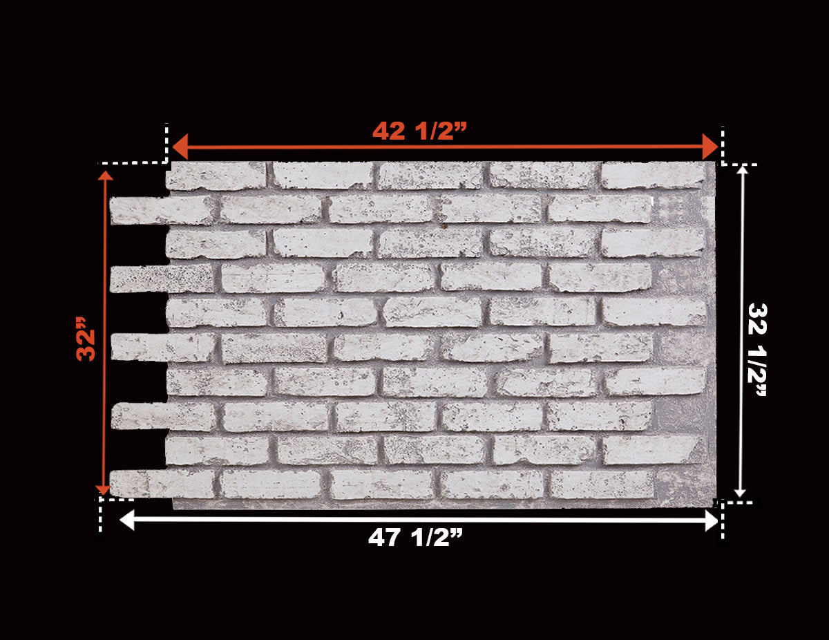 CHICAGO BRICK WALL PANEL - 27”H