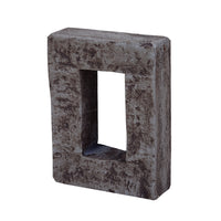 UNIVERSAL OUTLET BLOCK W/HOLE - 8”H x 6”W x 2"D