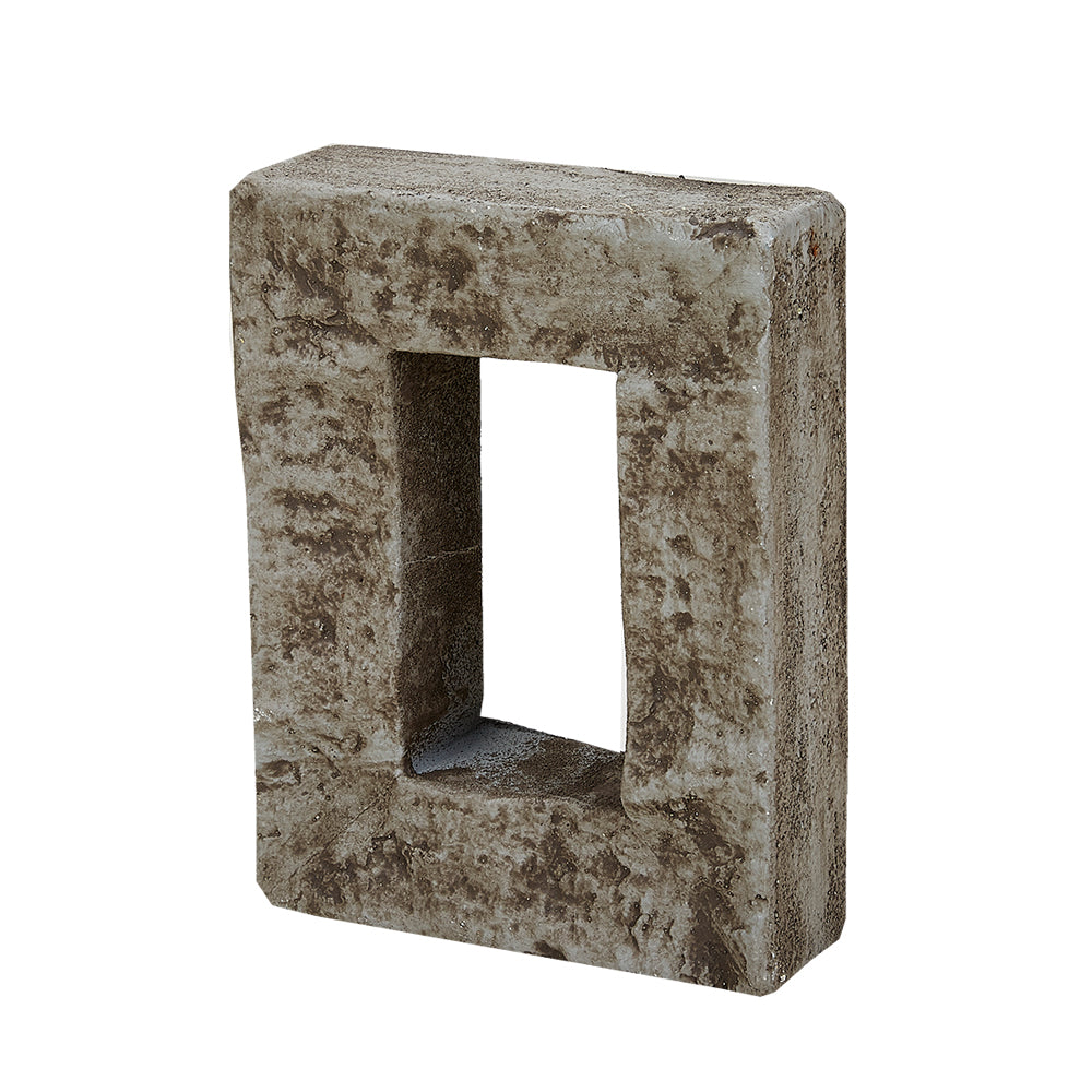 UNIVERSAL OUTLET BLOCK W/HOLE - 8”H x 6”W x 2"D