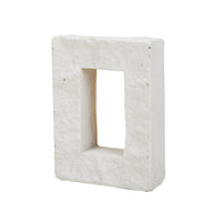 UNIVERSAL OUTLET BLOCK W/HOLE - 8”H x 6”W x 2"D