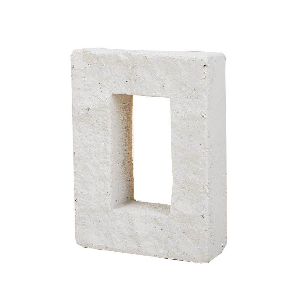 UNIVERSAL OUTLET BLOCK W/HOLE - 8”H x 6”W x 2"D