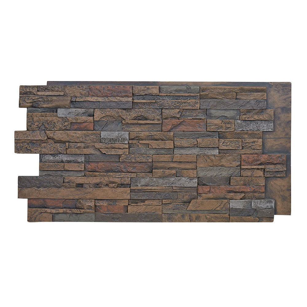 DURANGO FAUX STACKED STONE- 24"H x 48"W