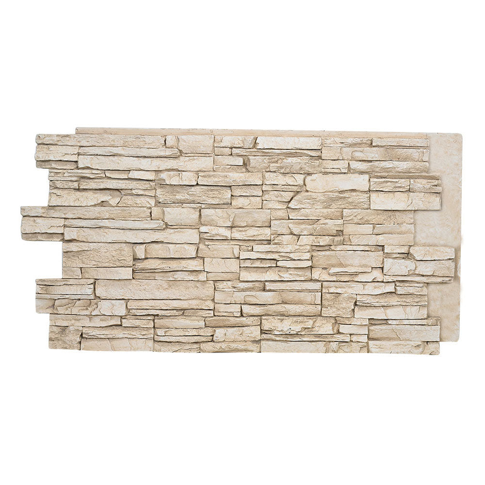 ALPINE FAUX DEEP STACKED STONE- 24"H x 48"W