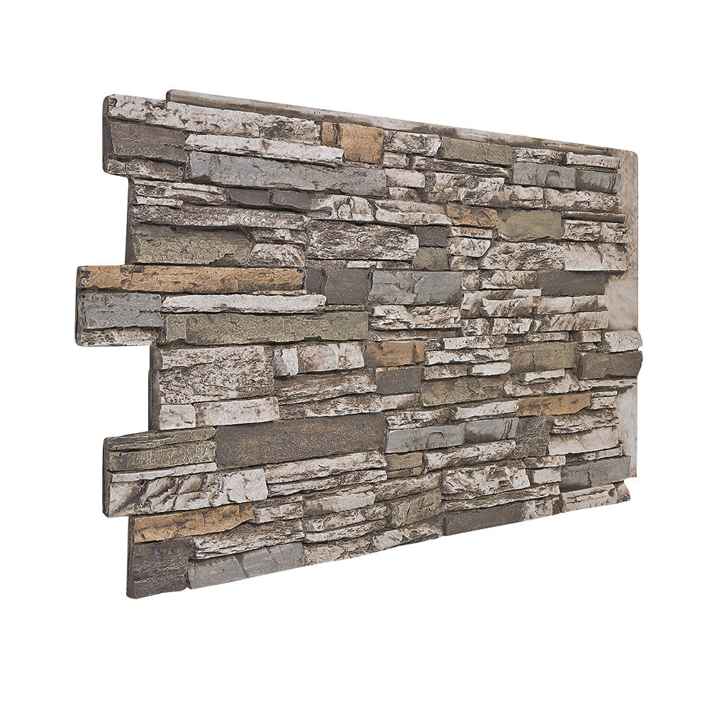 ALPINE FAUX DEEP STACKED STONE- 24"H x 48"W