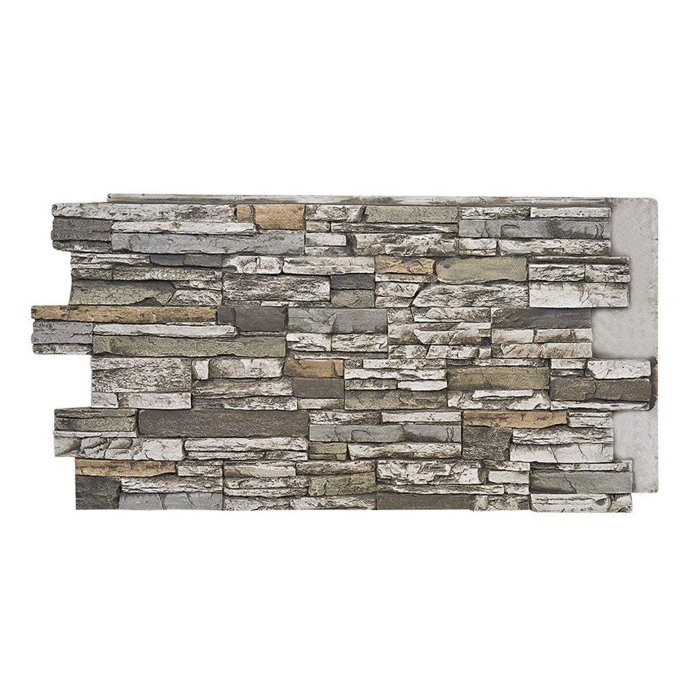 ALPINE FAUX DEEP STACKED STONE- 24"H x 48"W