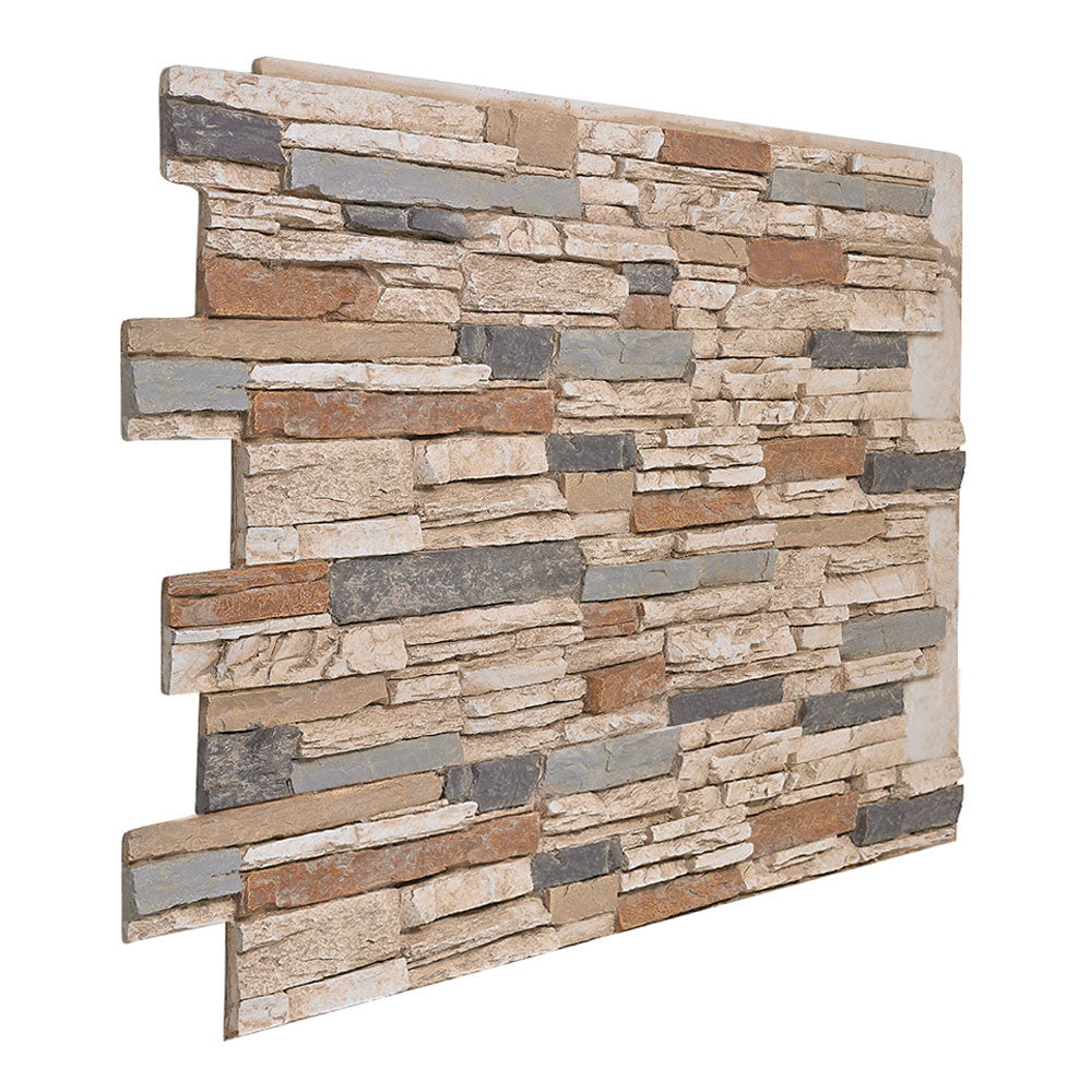 ALPINE FAUX DEEP STACKED STONE- 36"H x 48"W