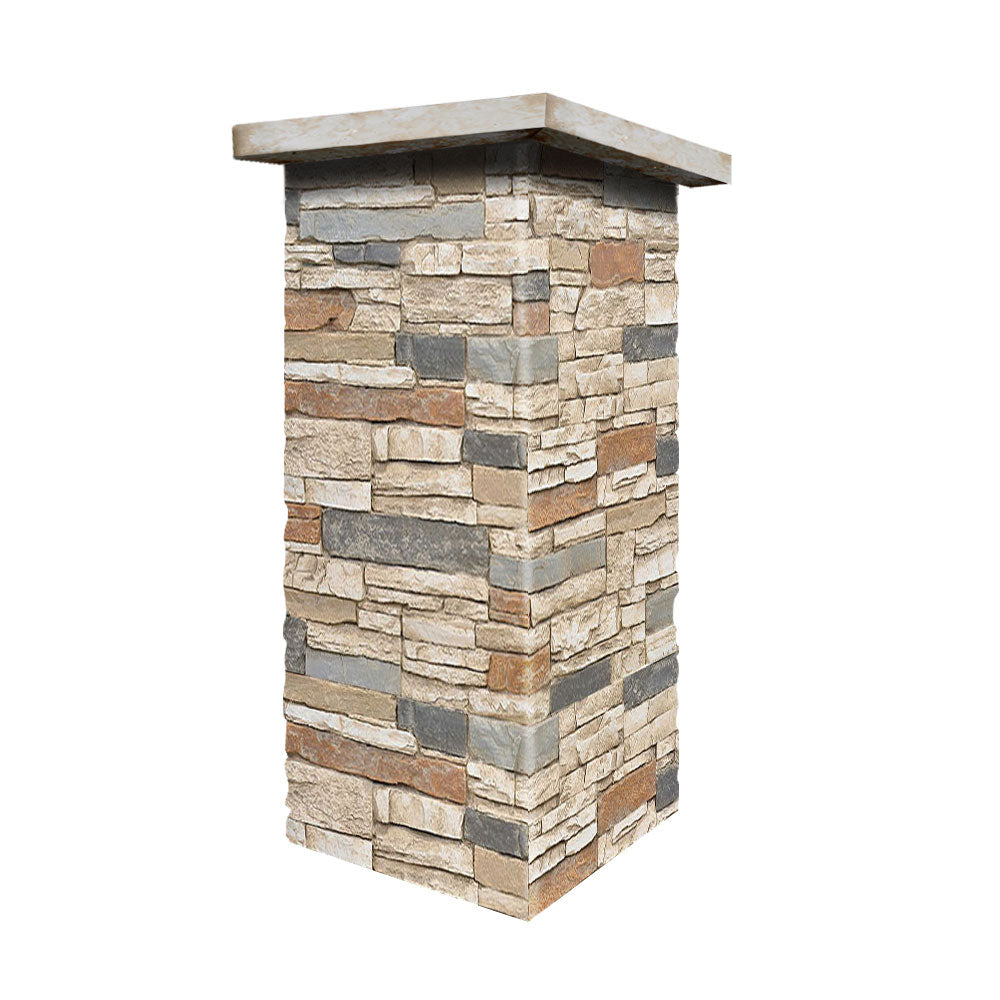 ALPINE SQUARE COLUMN WRAP- MULTI COLOR