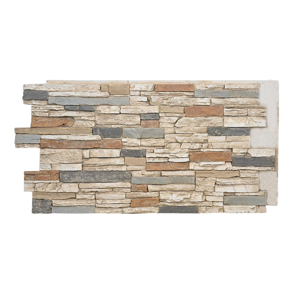 ALPINE FAUX DEEP STACKED STONE- 24"H x 48"W