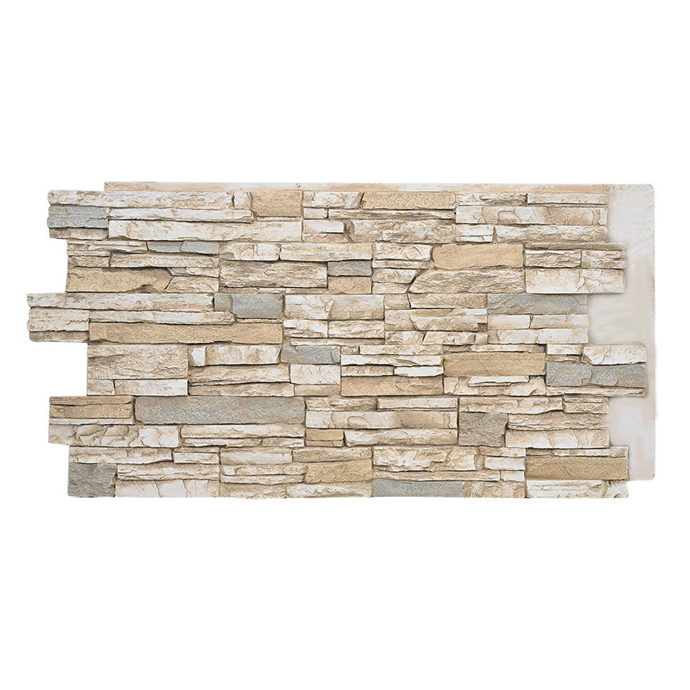 ALPINE FAUX DEEP STACKED STONE- 24"H x 48"W