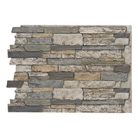 BRIGHTON WIDE STACKED STONE- 36"H x 48"W