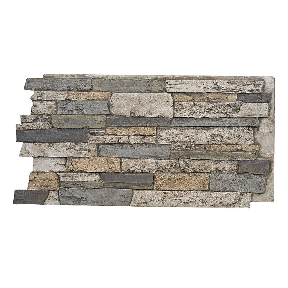 BRIGHTON WIDE STACKED STONE- 24"H x 48"W