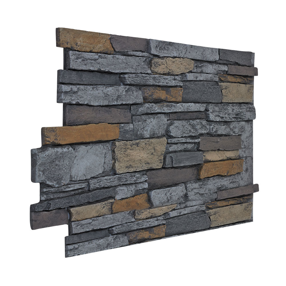 BRECKINRIDGE DEEP WIDE STACKED STONE- 36"H x 48"W