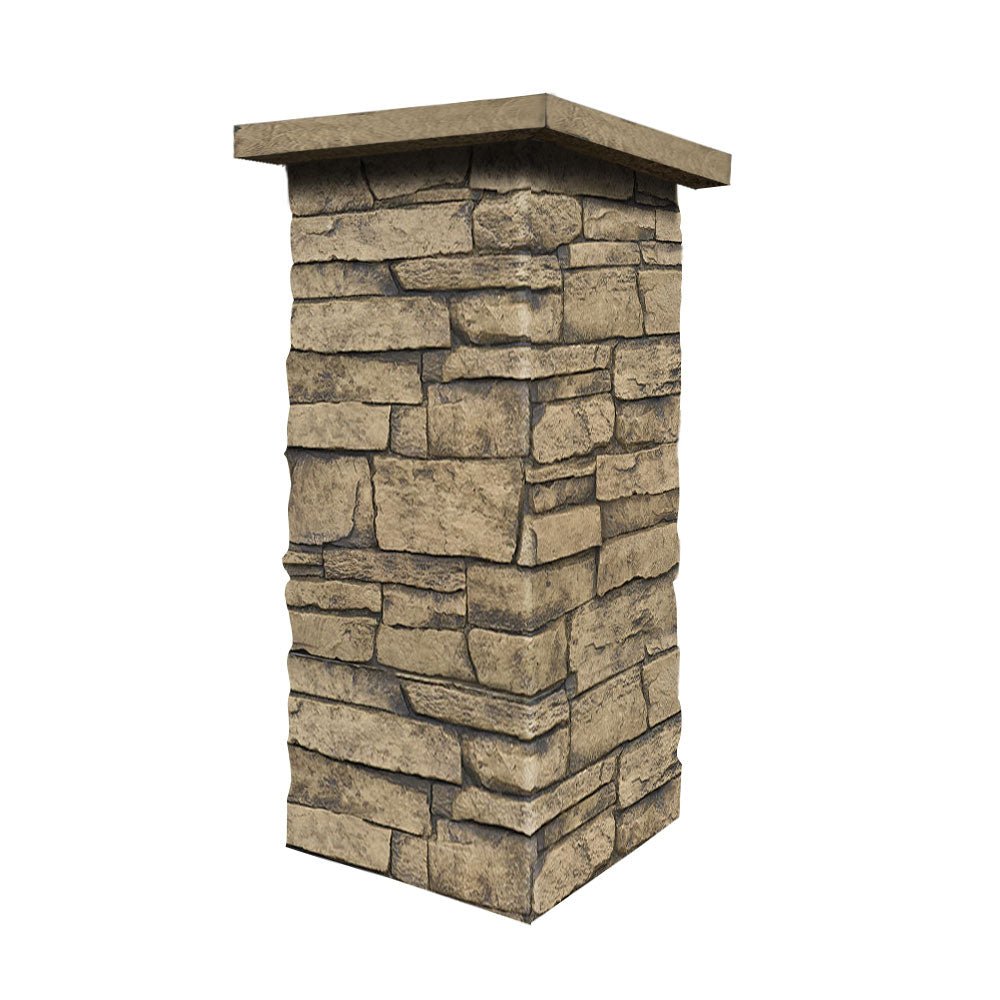 Interior Square & Round Column Wraps – Buy Faux Stone