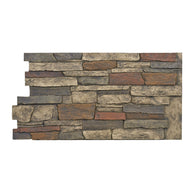 BRECKENRIDGE DEEP WIDE STACKED STONE- 24"H x 48"W