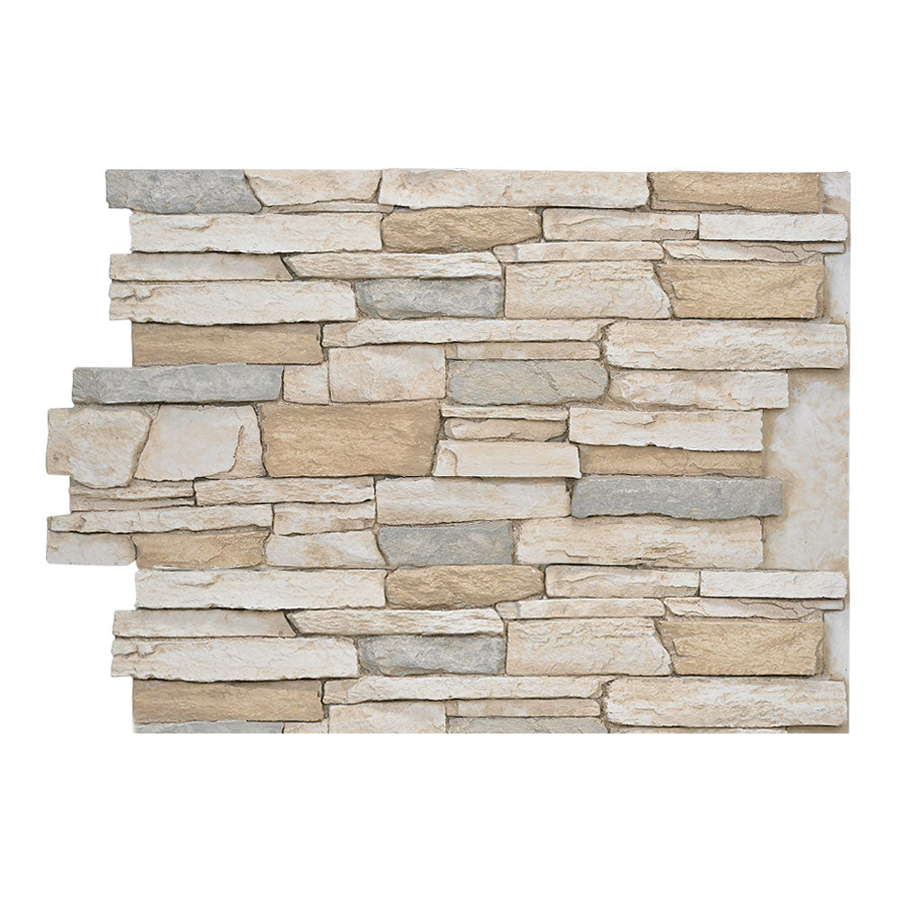 BRECKINRIDGE DEEP WIDE STACKED STONE- 36"H x 48"W