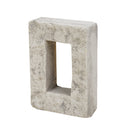 UNIVERSAL OUTLET BLOCK W/HOLE - 8”H x 6”W x 2"D