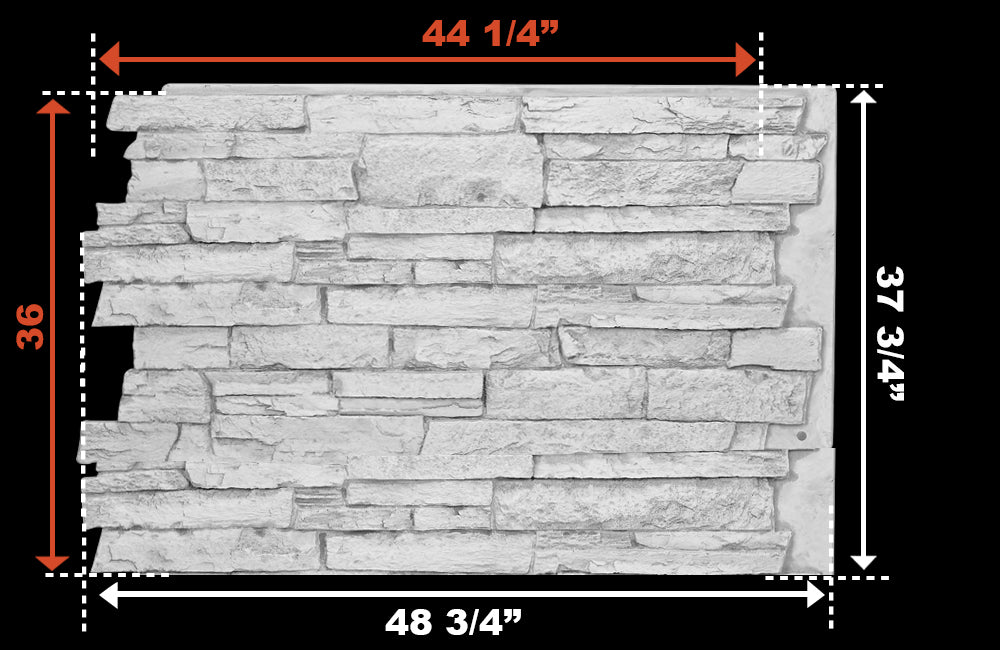 BRIGHTON WIDE STACKED STONE- 36