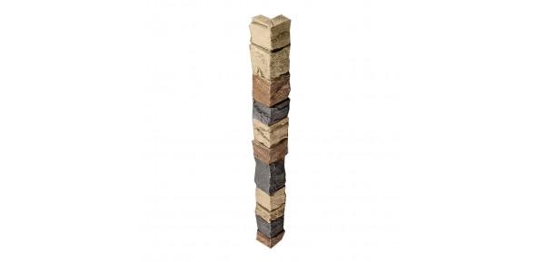 255-Stacked Stone Outside Corner - 48"H X 3 ¼" W X 1 ½"D