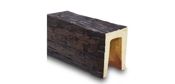 HEWN BEAM-SAMPLE-8"W X 12"L (FREE SAMPLE, SEND BACK WITH PREPAID RETURN LABEL FOR $25 REFUND)