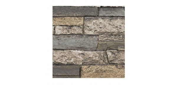 SAMPLE 141-BRIGHTON Wide Stacked Stone Wall Panel 19"W X 12"H X 1 1/2"D 