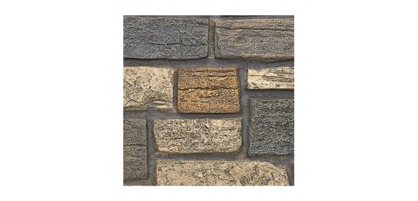 Sample 153-Oxford Cobble Stone Panel - 19"W X 12"H X 1 1/2"D 